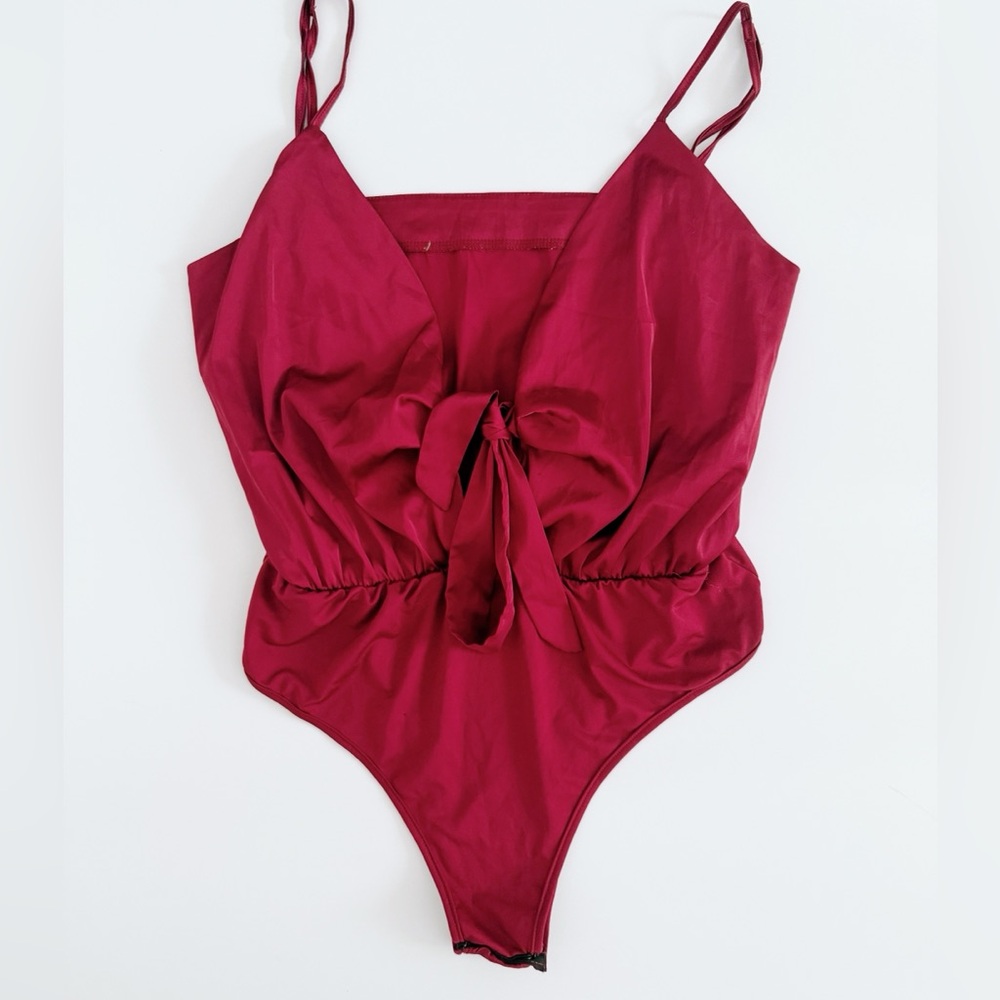 Red body suit